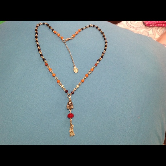 Jewelry - Buddha multi colored brass necklace